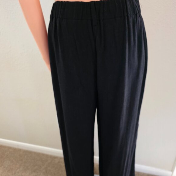 Blenca women's long linen blend pants, size L. - Picture 3 of 11